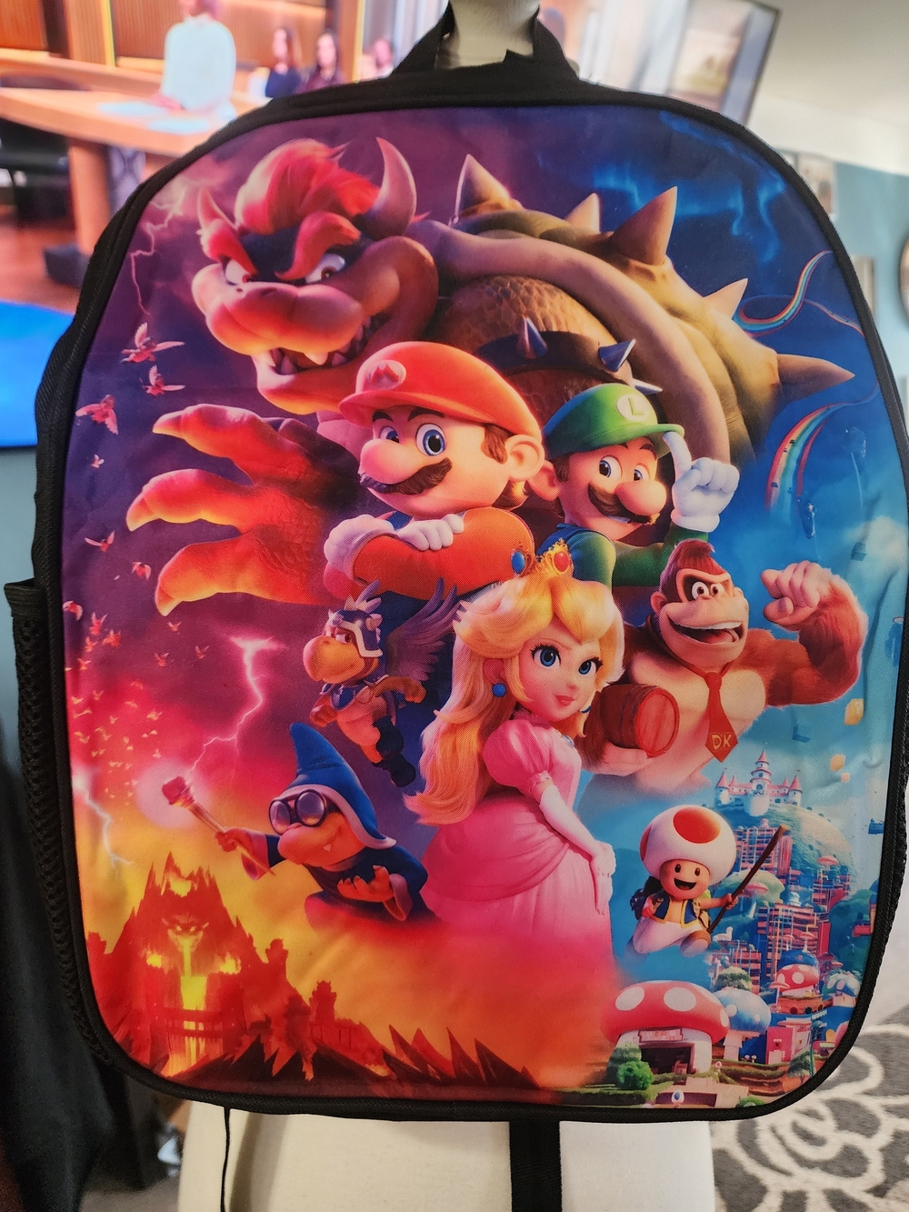 Super Mario Kids Backpack - Multicolor New